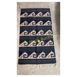 Contemporary wool rug 57x30