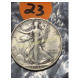 Silver 1946-S Eagle Half Dollar