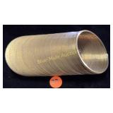 Slinky ?possibly gold plated.? Not marked