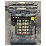 Burroughs old adding machine