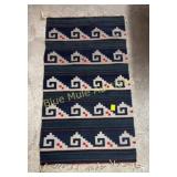 Contemporary wool rug 57x30