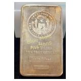 Silver 10oz Bar Great Seal of The State of Idaho