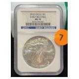Silver 2010 Eagle Dollar MS70-Early Release