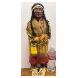 Vintage plastic painted face Skookum doll-looking