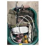Laundry basket, Ducks Unlimited bag, surge