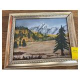 Painting on board by E.L.-12x10