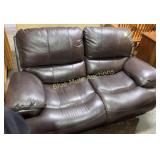 Love Seat dbl recliner-well used-