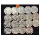 Silver 19 Indian Head / Buffalo Rounds