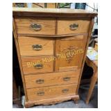 Oak highboy-52'tall,21ï¿½deep,35ï¿½across
