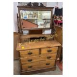 Antique dresser w/mirror-