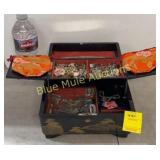 Jewelry box w/misc