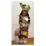 Vintage plastic painted face Skookum doll