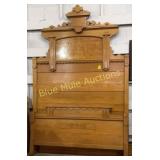 Antique full size bed headboard-87ï¿½tall,footboard-