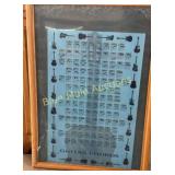 Framed Guitar Chords poster-42x30