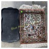 Door mat rug-33x24 & 3 shoe drip trays