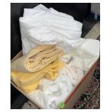 Bath towels, king size sheets