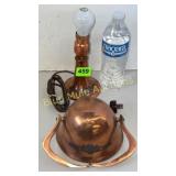 Brass / copper lamp shade needs repaired