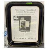 General Electric advertising tray