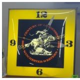 Nice Winchester lighted clock working-15x15