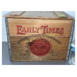 Early Times Kentucky Bourbon wood box