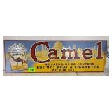 Camel Cigarette tin sign