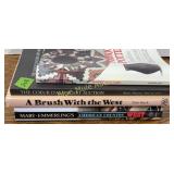 2 western books, Navajo pottery book & Art auction