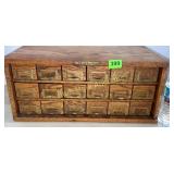 Antique oak Stevens Handy Cabinets