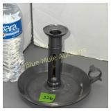 Pewter candle stick