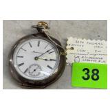 Pocket Watch Dueber Coin 3209653 Seth Thomas-