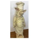 Composite chef pig 24'tall