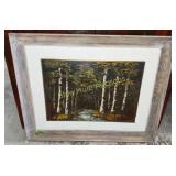 Trees Oil on board by Helen McKenney-28x22