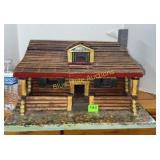 Folk Art log cabin playhouse style-