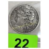 Silver 1880-S Morgan Dollar