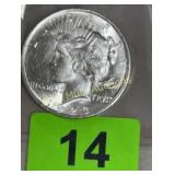 Silver 1923 Peace Dollar