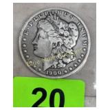 Silver 1900-O Morgan Dollar