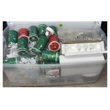 Christmas decor- snowflakes, glass balls & misc