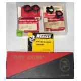 Gun parts-sights, mounts & Ruby Extra box
