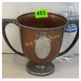 Copper awards cup-no engraving