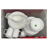 JB Ironstone white dishes