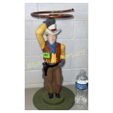 Old cast iron cowboy sprinkler