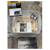 Vintage newspapers & cameras