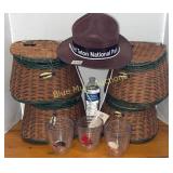 4 decor fishing creel, Grand Teton National Park