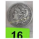 Silver 1897-O Morgan Dollar