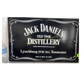 Metal dbl sided Jack Danielï¿½s hanging sign