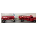 Vintage Smith-Miller Mobilgas tanker truck toy