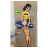 Tin advertising IGoL girl