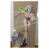 Tin advertising Veedol girl