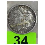 Silver 1880-S Morgan Dollar