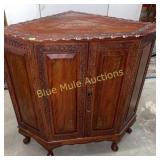 Nice brass inlaid corner piece-