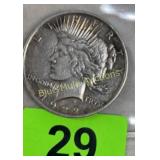 Silver 1922 Peace Dollar